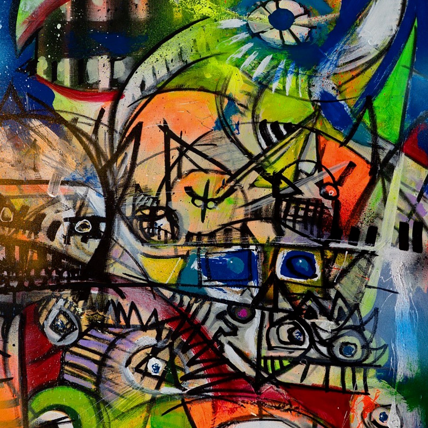 Joey Feldman "Santa Monica Pier at Night - Panel 1"