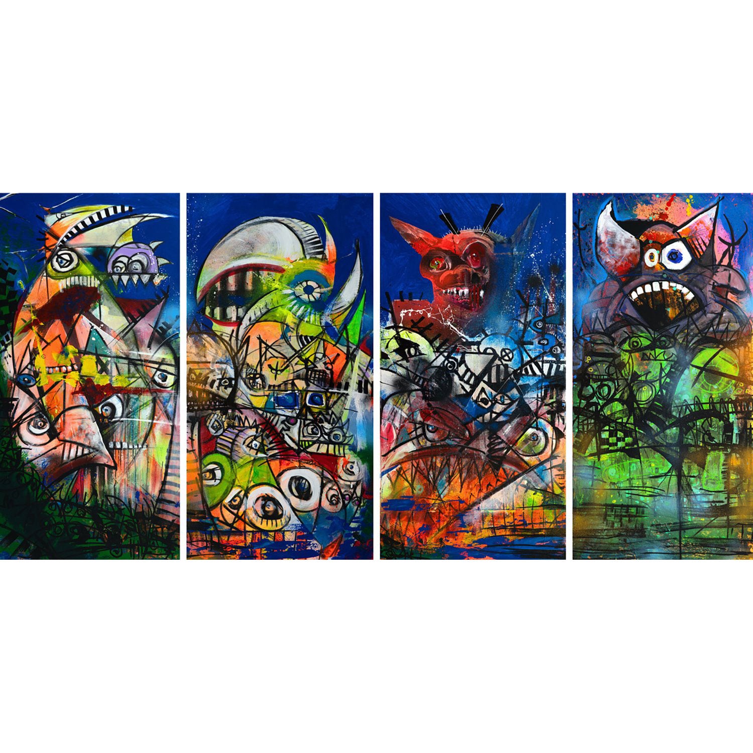 Joey Feldman "Santa Monica Pier at Night" Hand-Embellished Edition