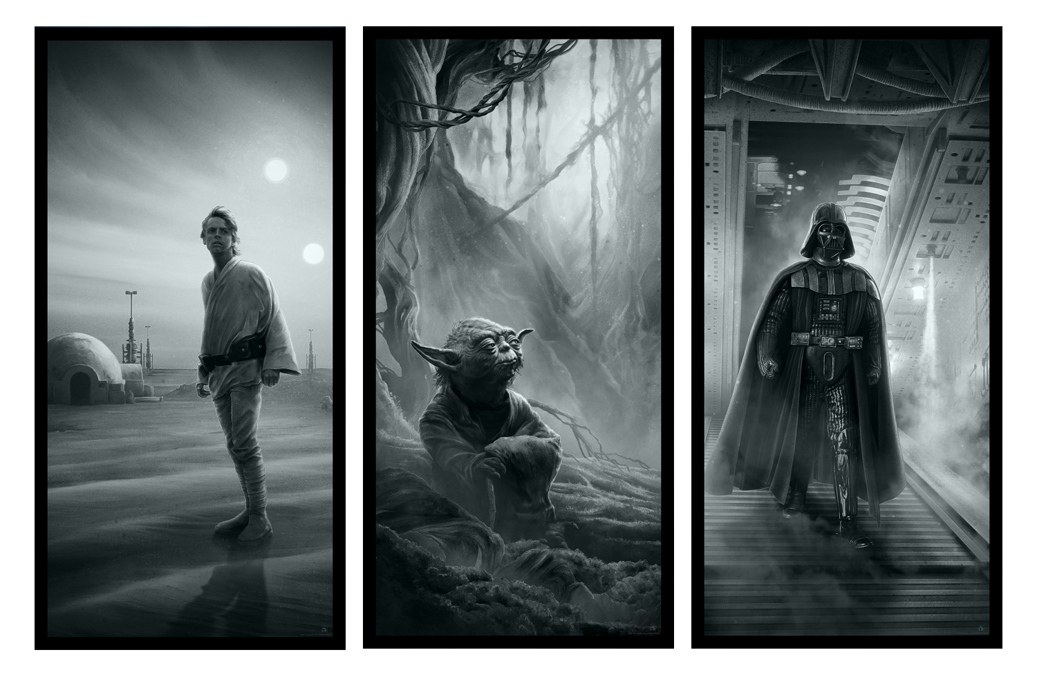 Kevin Wilson "Star Wars Trilogy" Variant SET