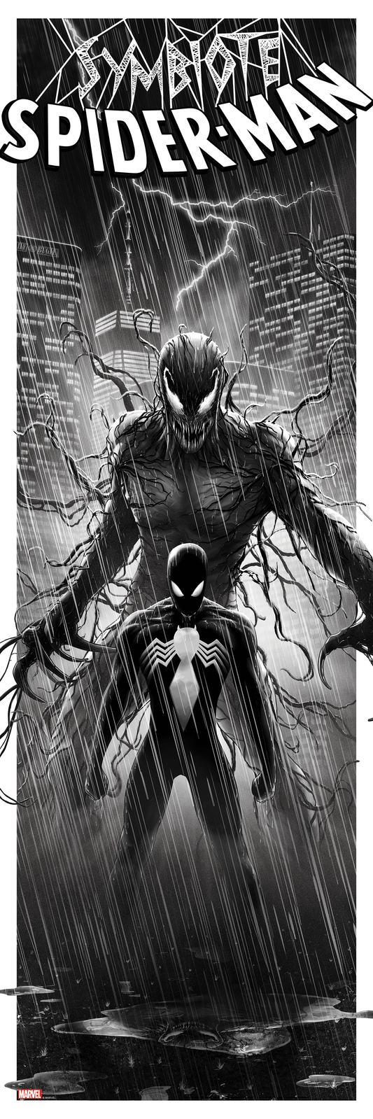 Ben Harman "Symbiote Spider-Man" B&W Variant