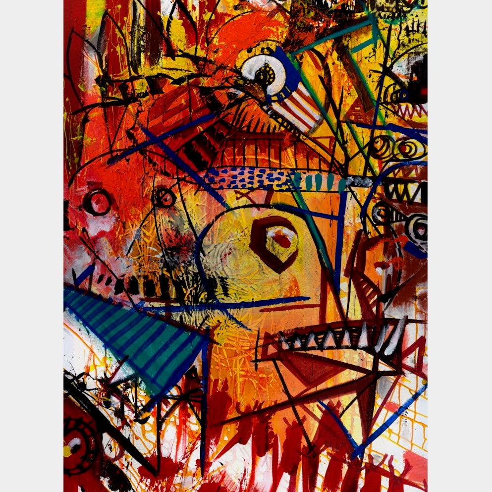 Joey Feldman "Outside It's America" Hand-Embellished Variant