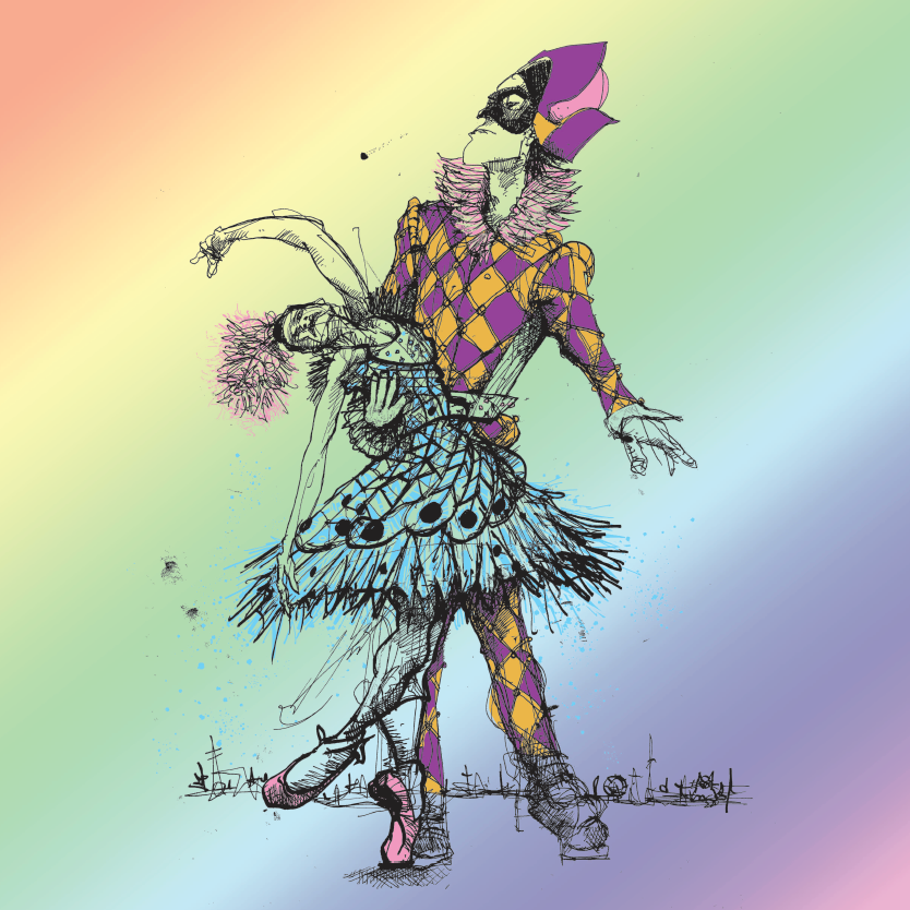 Joey Feldman "Ballet" Rainbow Foil Variant