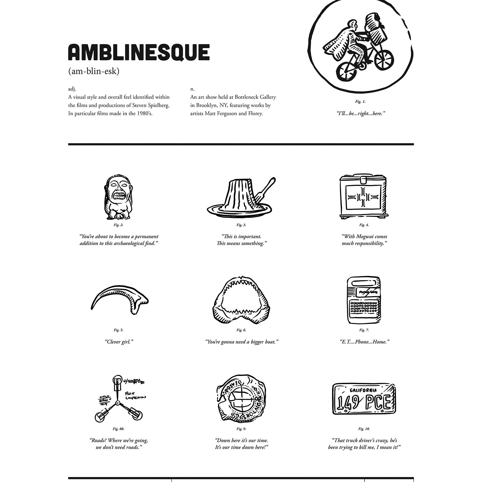 Florey/Matt Ferguson "Amblinesque - Show Print"