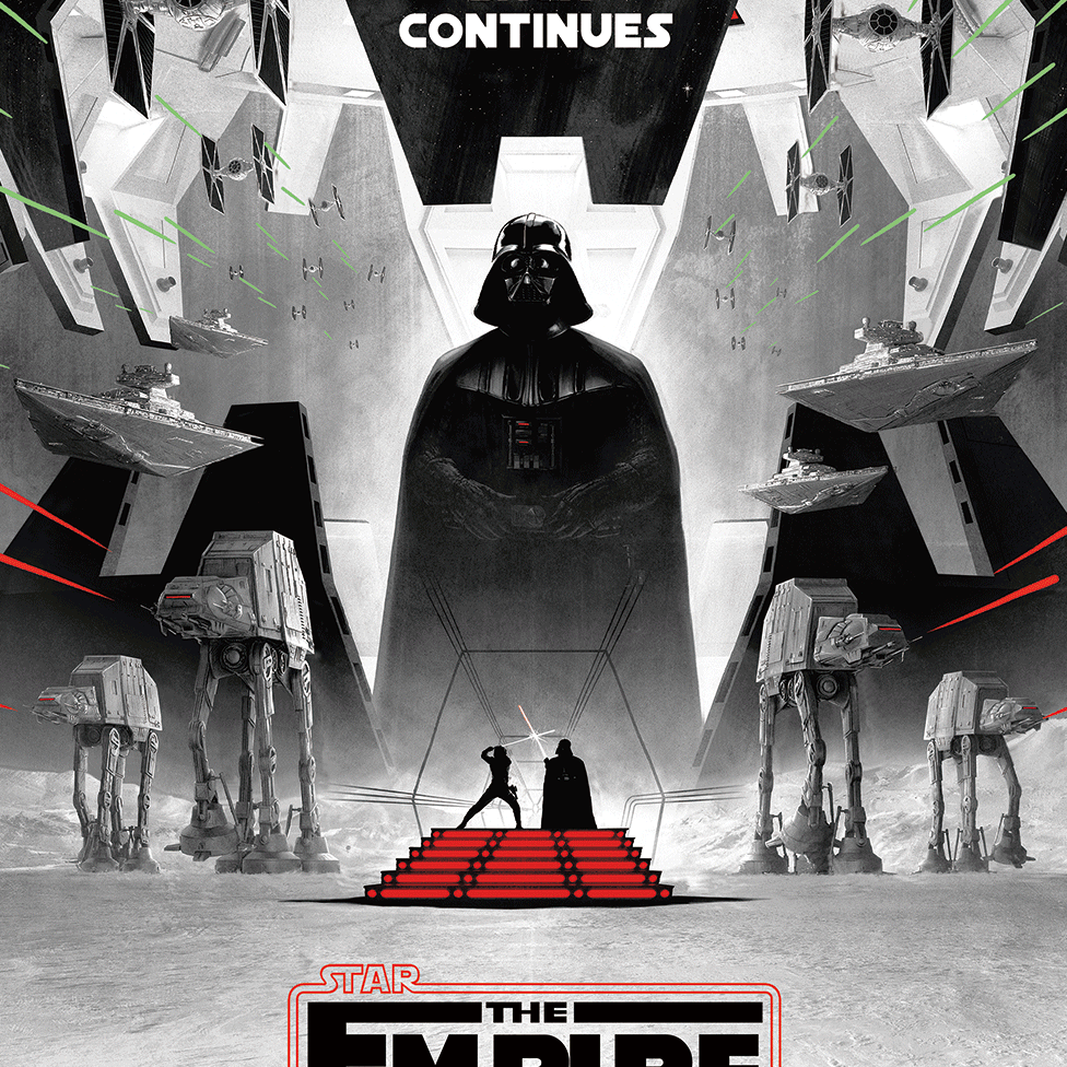 The Empire Strikes Back 40th Anniv. VARIANT - 3D Lenticular Plex