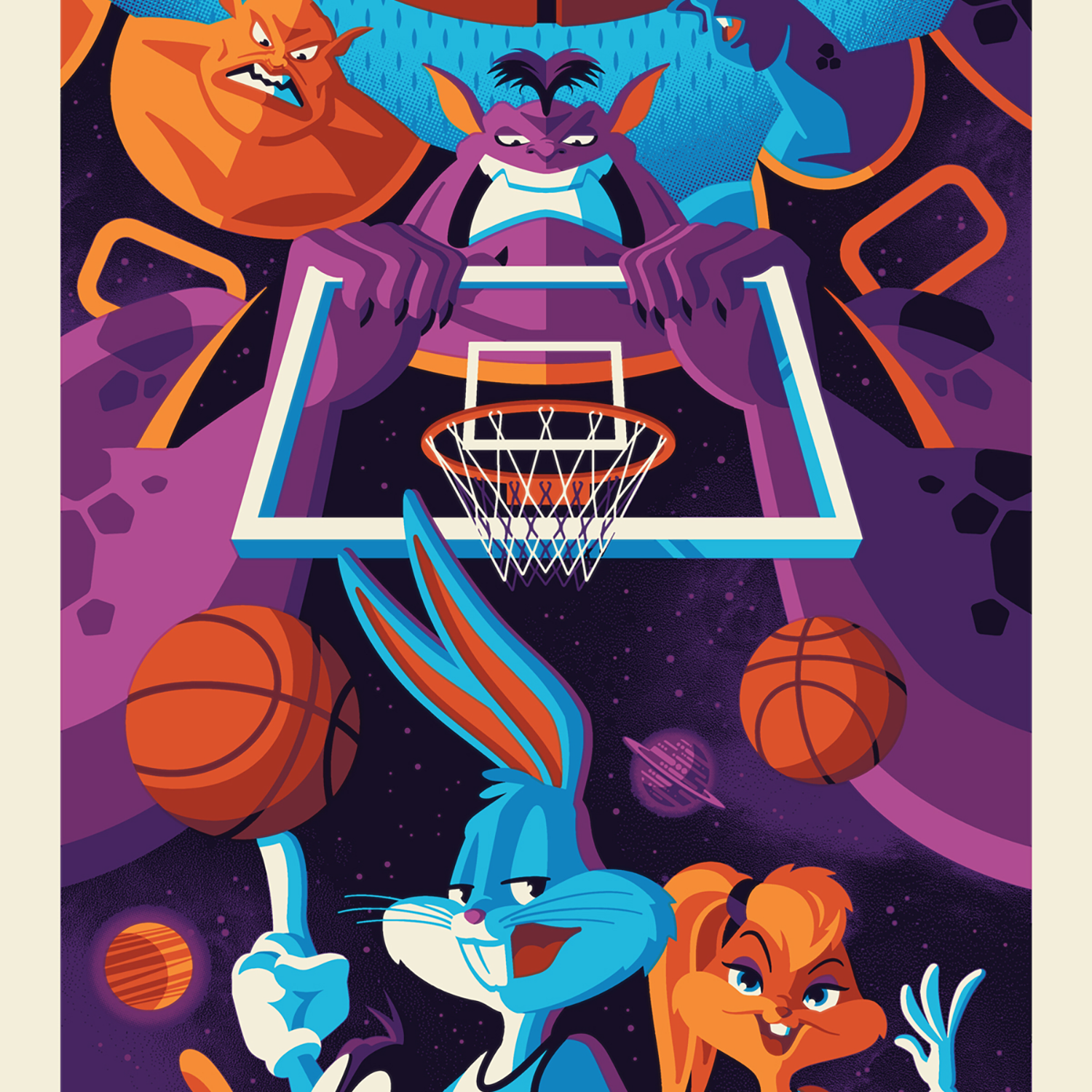 Tom Whalen "Space Jam"