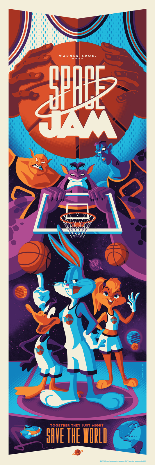 Tom Whalen "Space Jam"