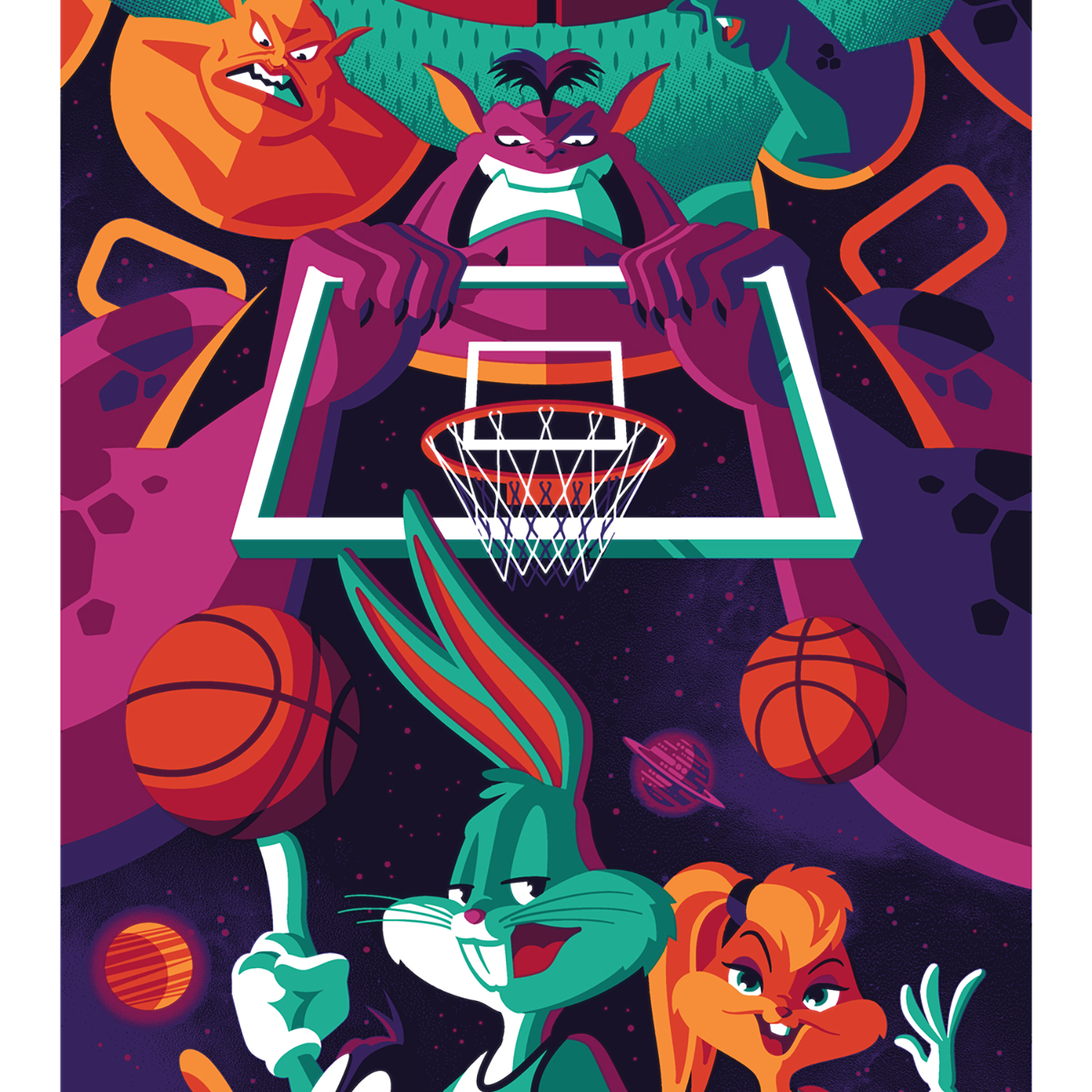 Tom Whalen "Space Jam" Variant
