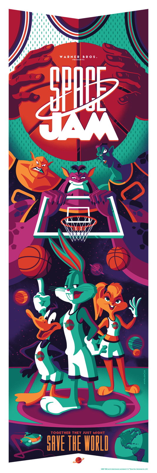 Tom Whalen "Space Jam" Variant