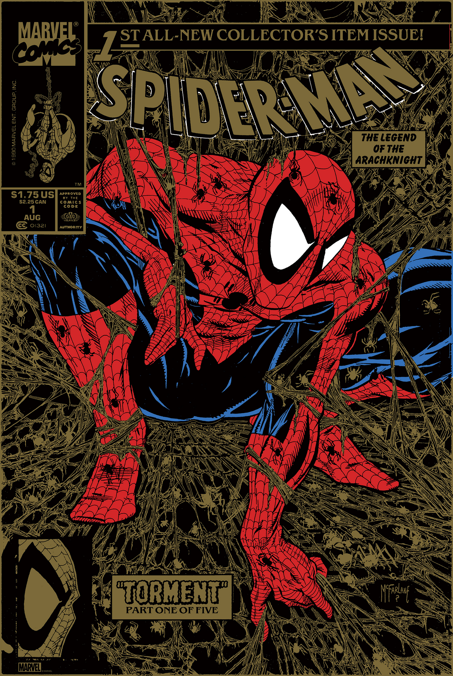 Todd McFarlane "Spider-Man #1" Gold Variant