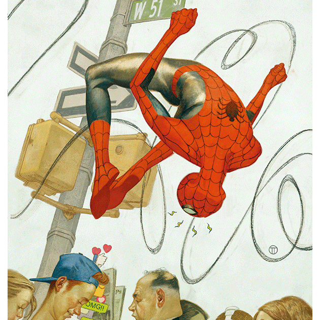 Julian Totino "Amazing Spider-Man #61" 3D Lenticular