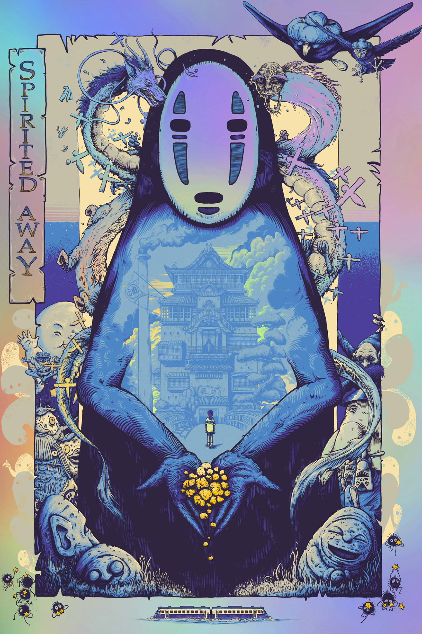 Alex Hovey "Spirited Away" Rainbow Foil