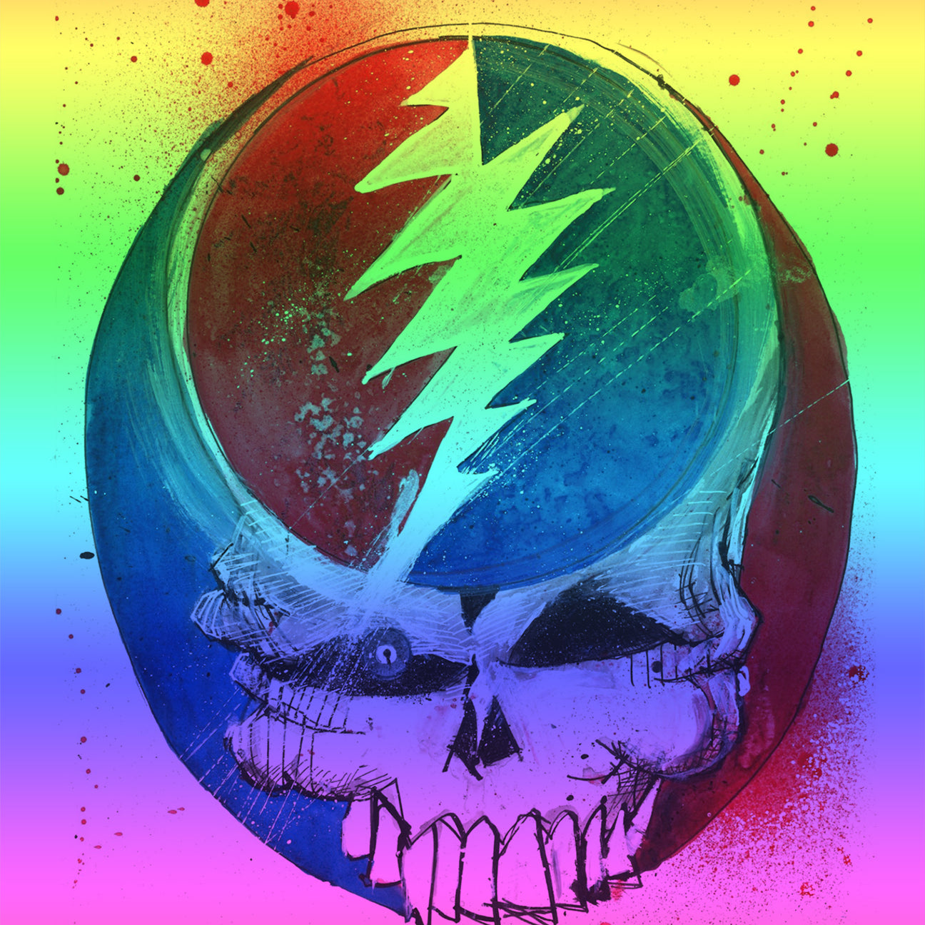 Joey Feldman "Grateful Dead: Heady Skull" Rainbow Foil Variant