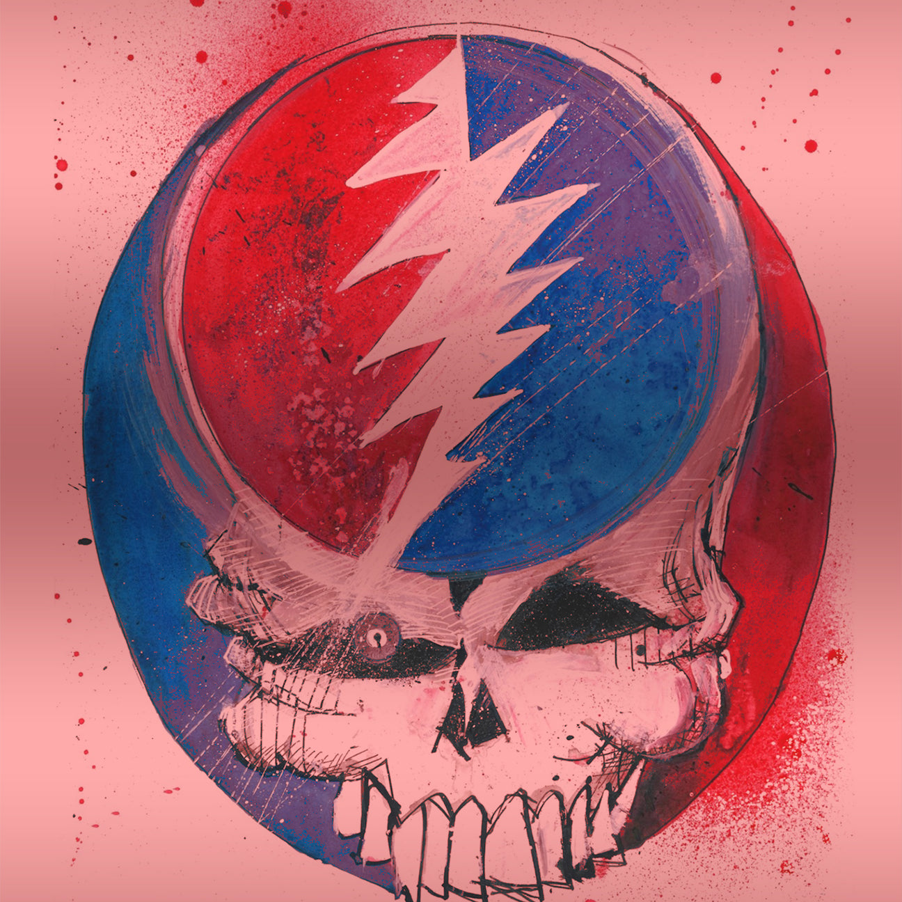 Joey Feldman "Grateful Dead: Heady Skull" Red Foil Variant