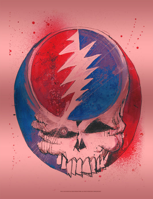 Joey Feldman "Grateful Dead: Heady Skull" Red Foil Variant