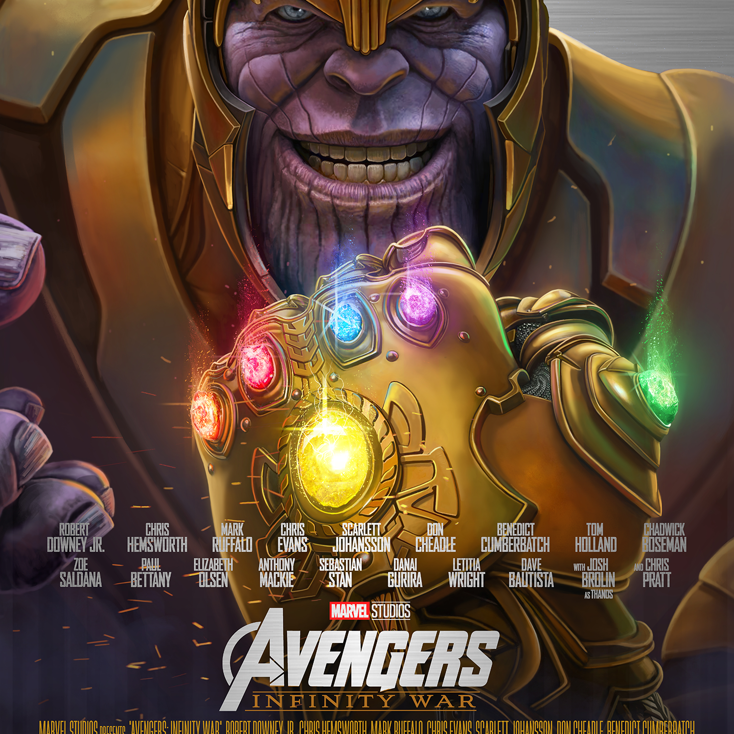 Pablo Olivera "Avengers: Infinity War" Aluminum Print AP