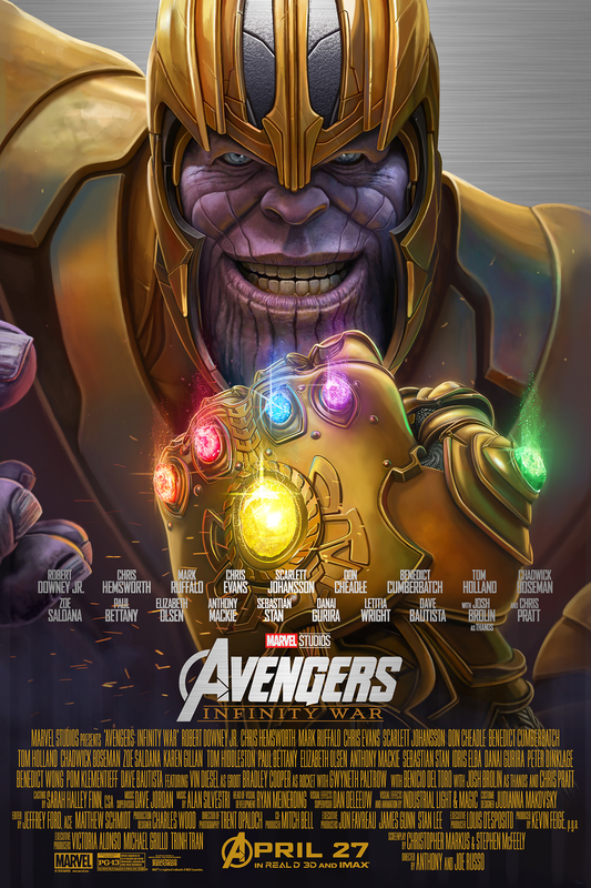 Pablo Olivera "Avengers: Infinity War" Aluminum Print AP