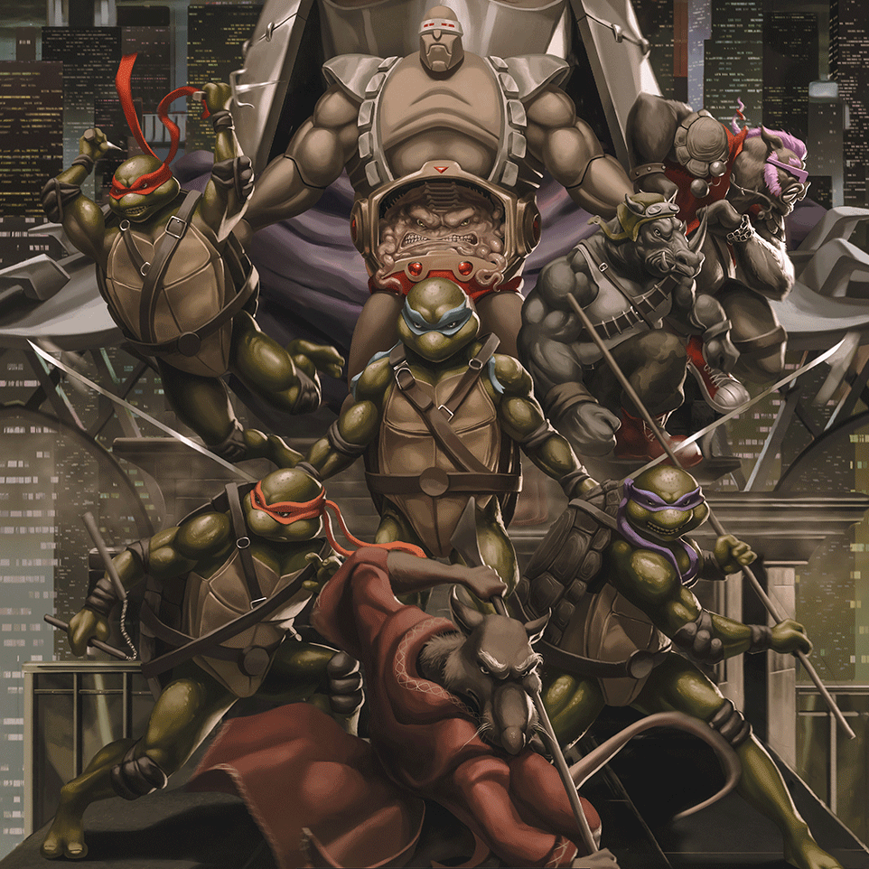 Ann Bembi "Teenage Mutant Ninja Turtles" 3D Lenticular