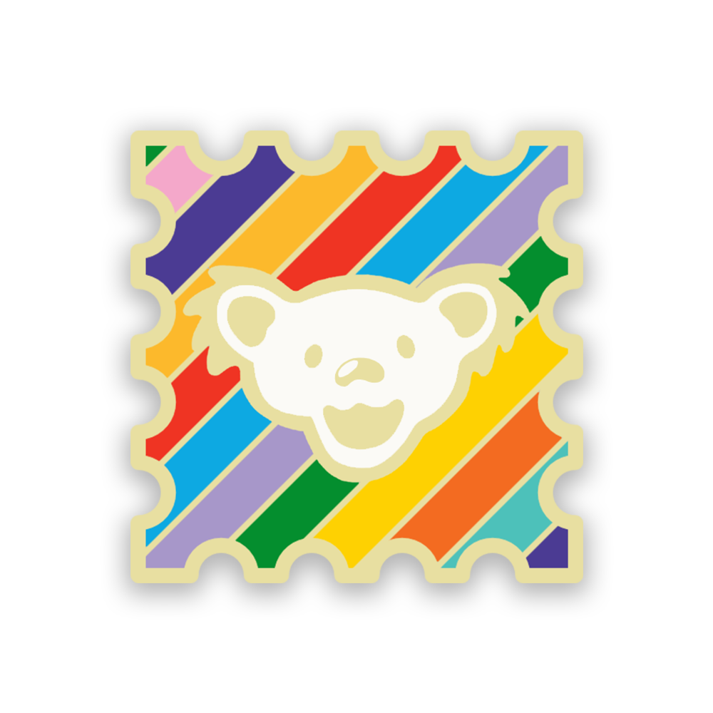 Murugiah "Trippy Bear" Antique Silver - Enamel Pin