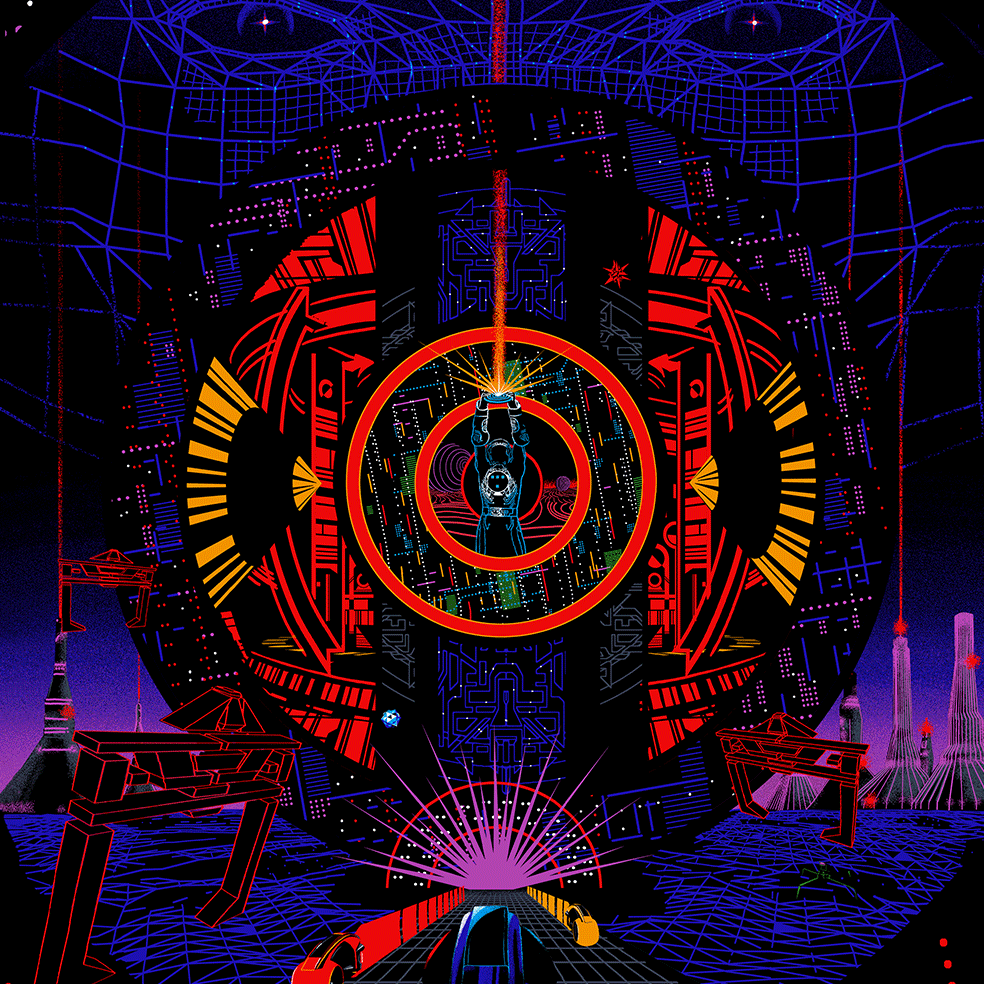 Raid71 "Tron" 3D Lenticular PLEX