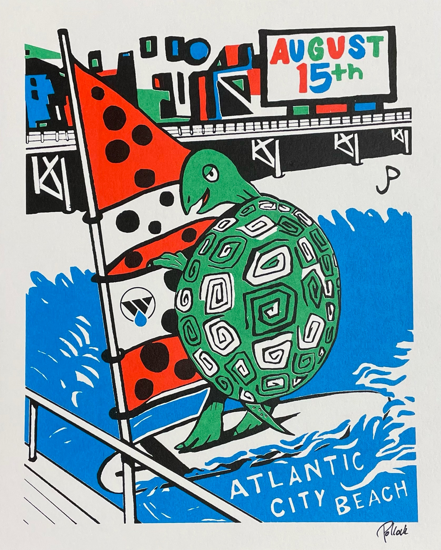Jim Pollock "Atlantic City Turtles 8-15-21"