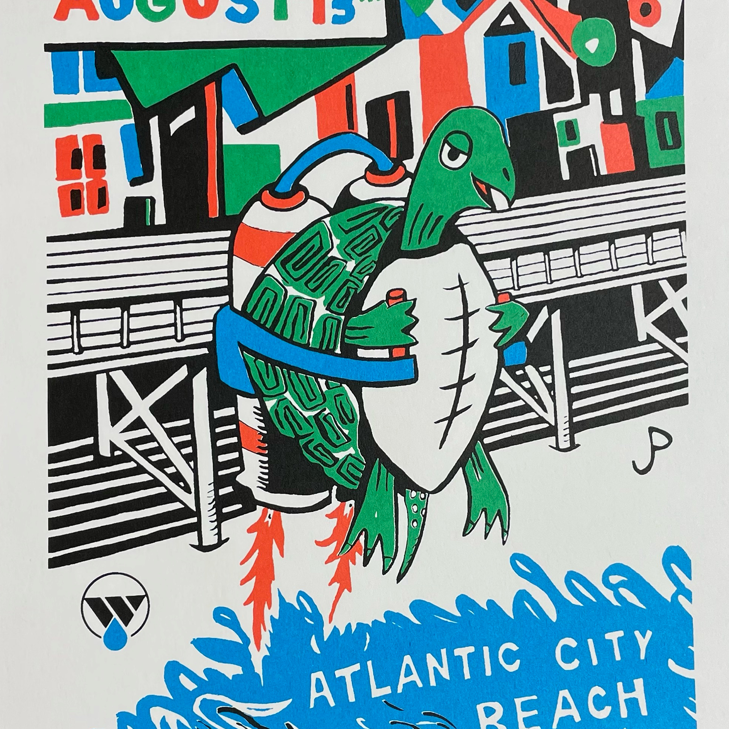 Jim Pollock "Atlantic City Turtles 8-13-21"