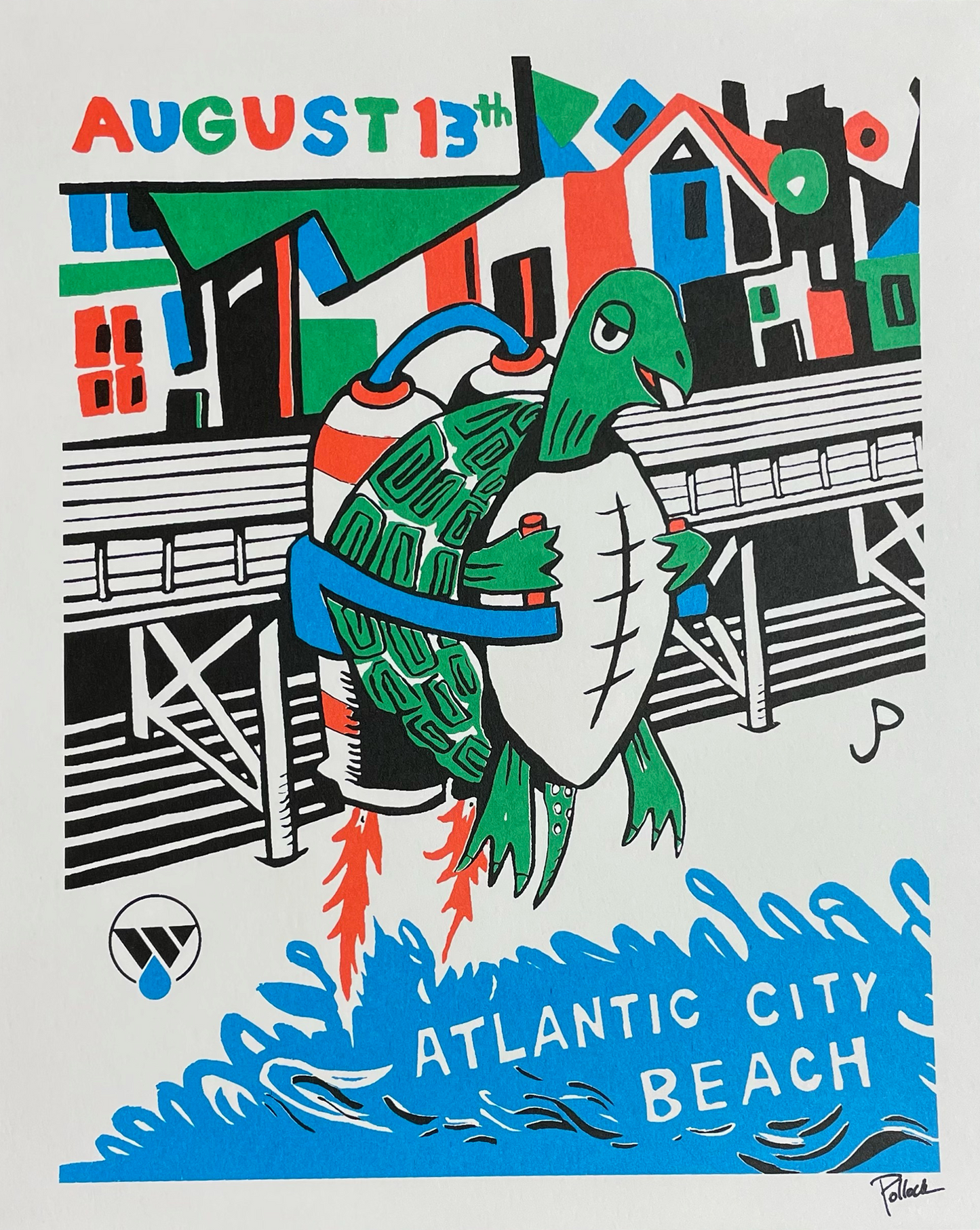Jim Pollock "Atlantic City Turtles 8-13-21"