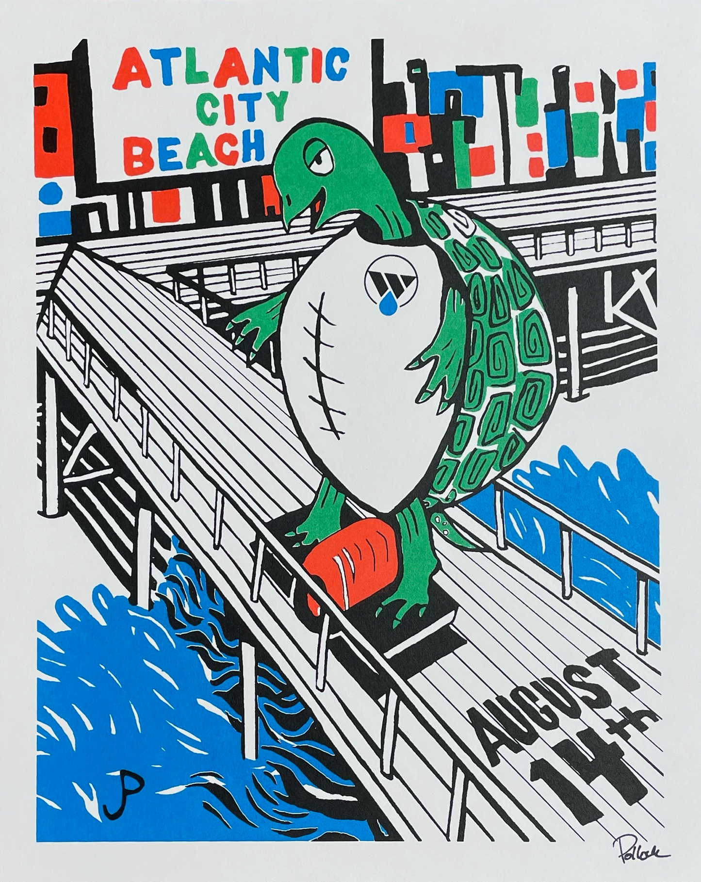 Jim Pollock "Atlantic City Turtles" SET