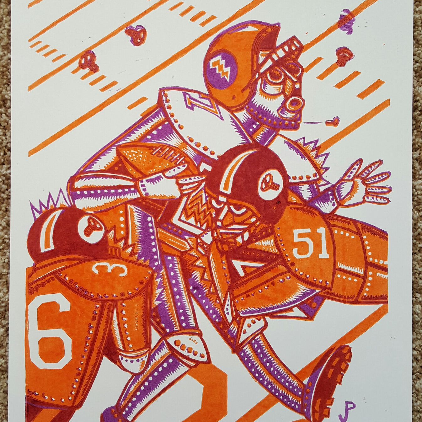 Footbot print
