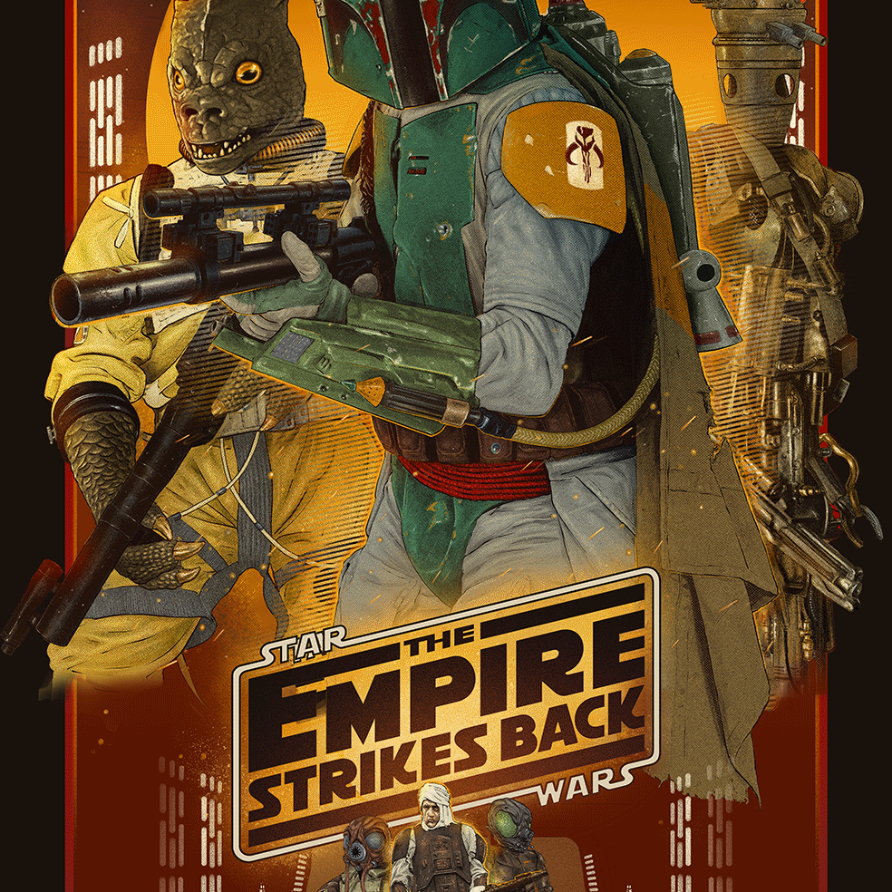 Vance Kelly "The Hunters (The Empire Strikes Back)" 3D Lenticular PLEX Variant
