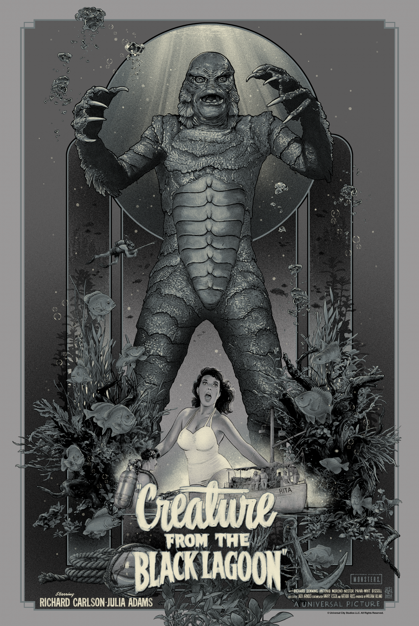 Vance Kelly "Creature from the Black Lagoon"