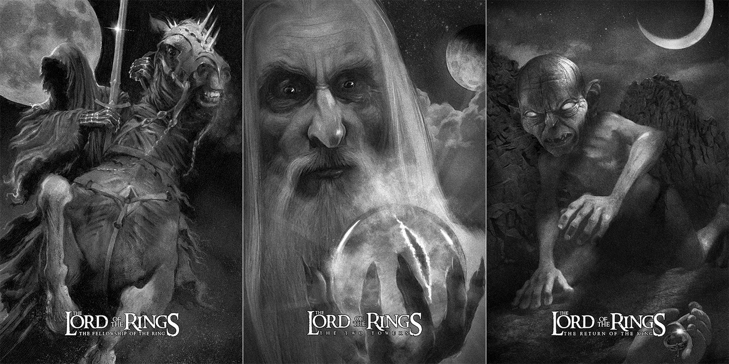 Richard Hilliard "The Lord of the Rings: Trilogy" Variant SET