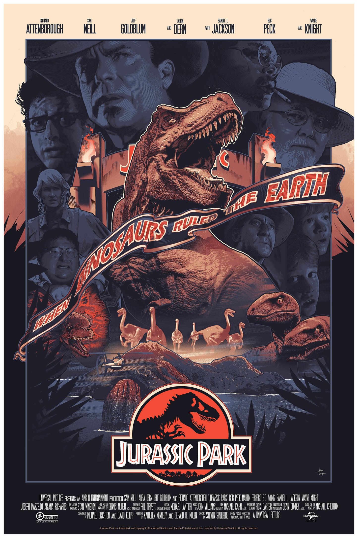 John Guydo "Jurassic Park" Variant