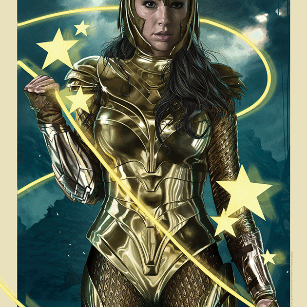 Juan Burgos "Wonder Woman: Armor" 3D Lenticular