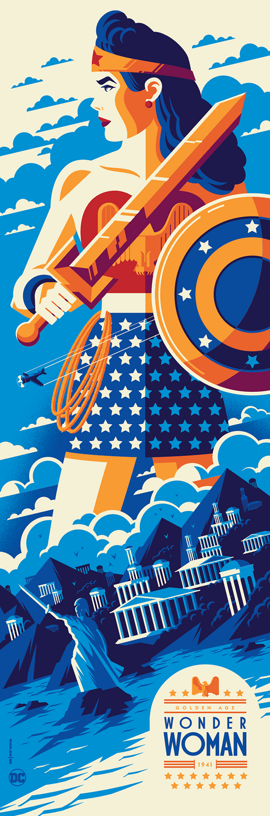 Tom Whalen "Golden Age: Wonder Woman"