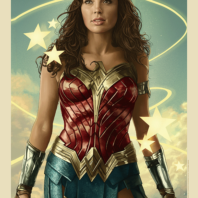 Juan Burgos "Wonder Woman" 3D Lenticular