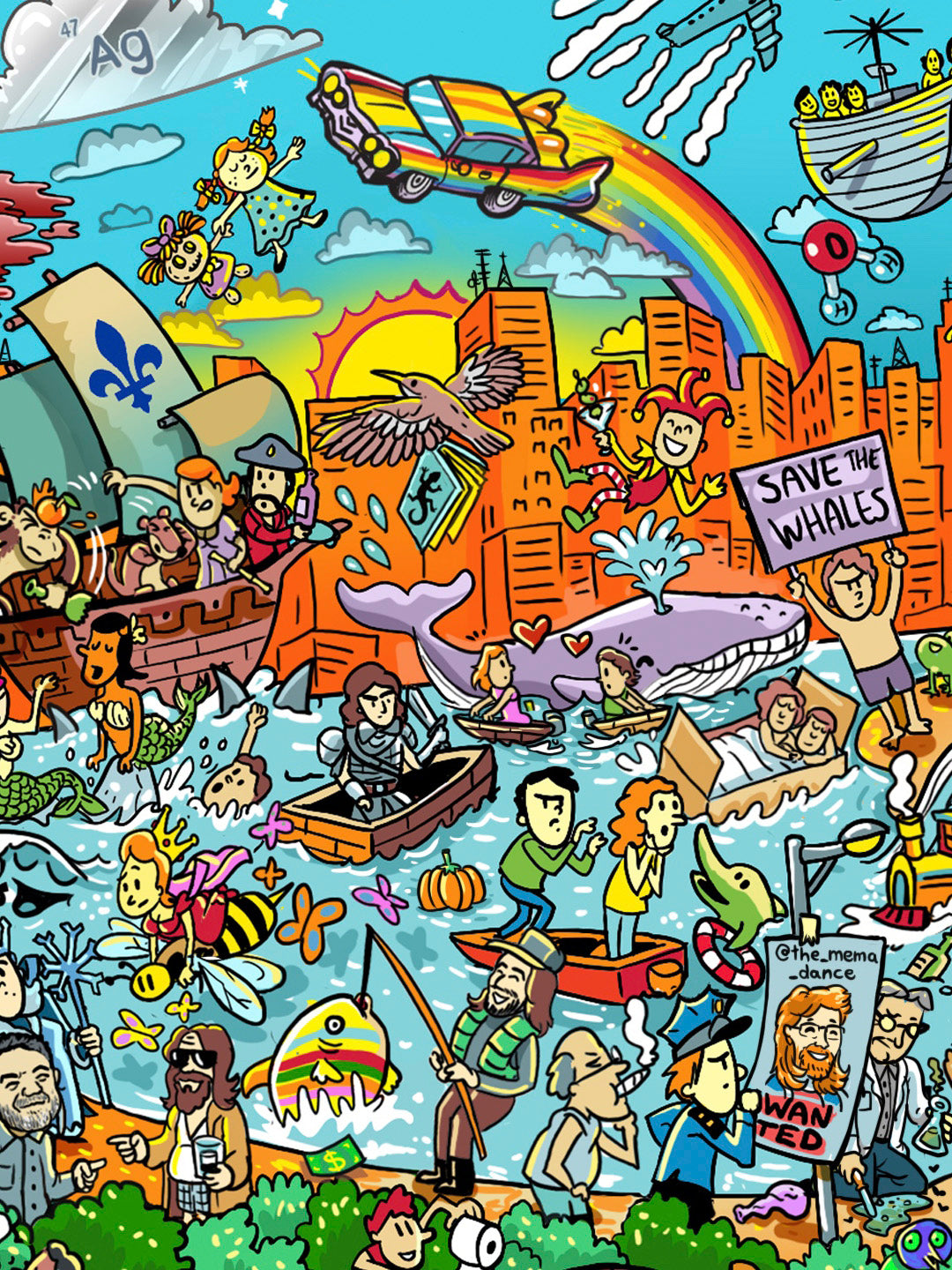 Where’s Walfredo? - A Phish inspired Seek & store Find Experience Giclee Print