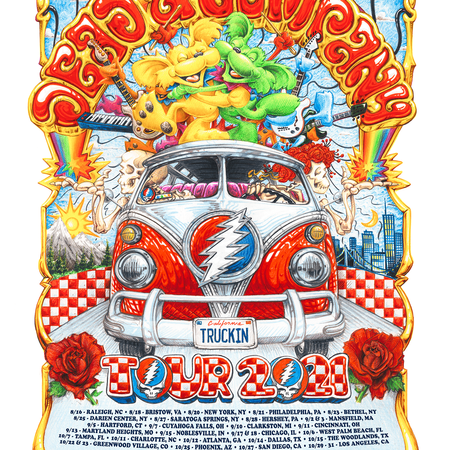 AJ Masthay "Dead & Co. Tour/Halloween 2021" SET
