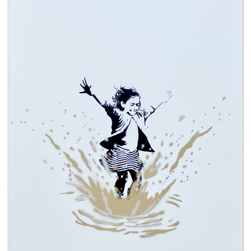 Ubik "Happy Rainy Day" Hand Sprayed Variant