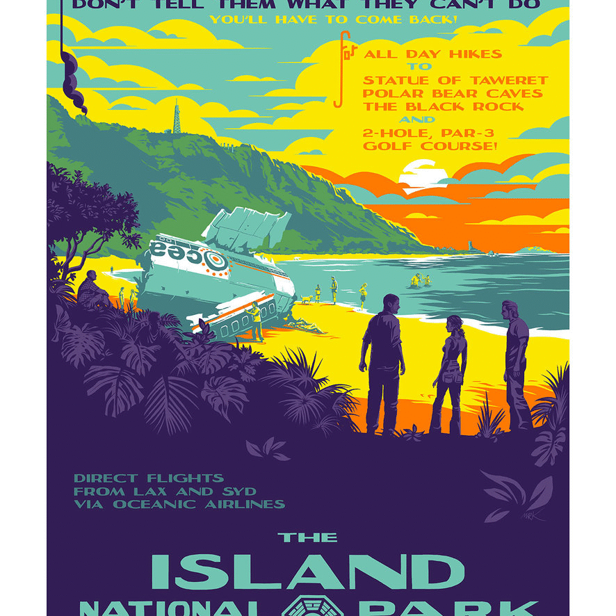 Mark Englert "The Island National Park" Regular + Charity Edition SET