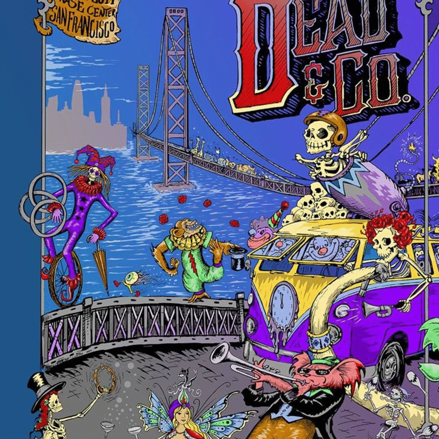Masthay x Dubois "Dead & Co. NYE Collaboration" Rainbow Foil SET