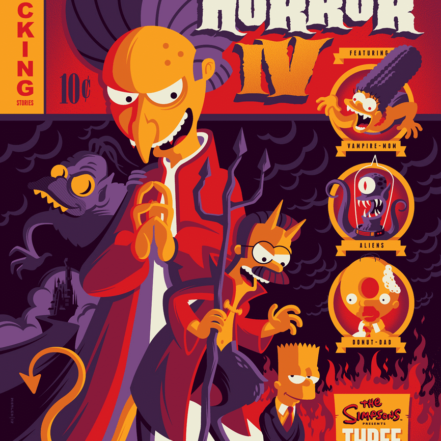 Tom Whalen "Treehouse of Horrors IV"