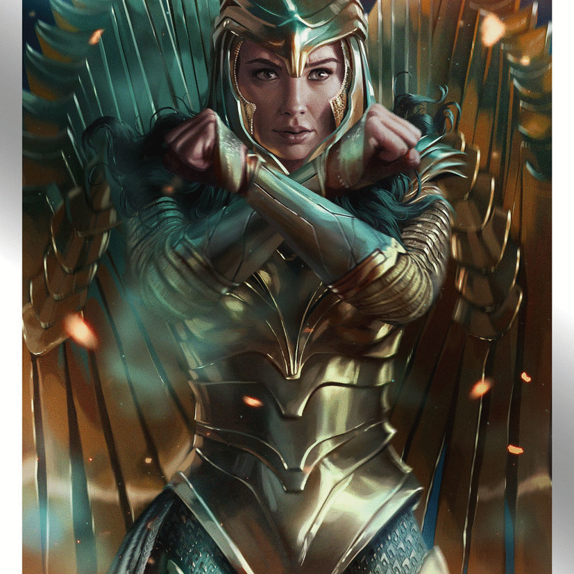 Ann Bembi "Wonder Woman" Metallic Variant SET