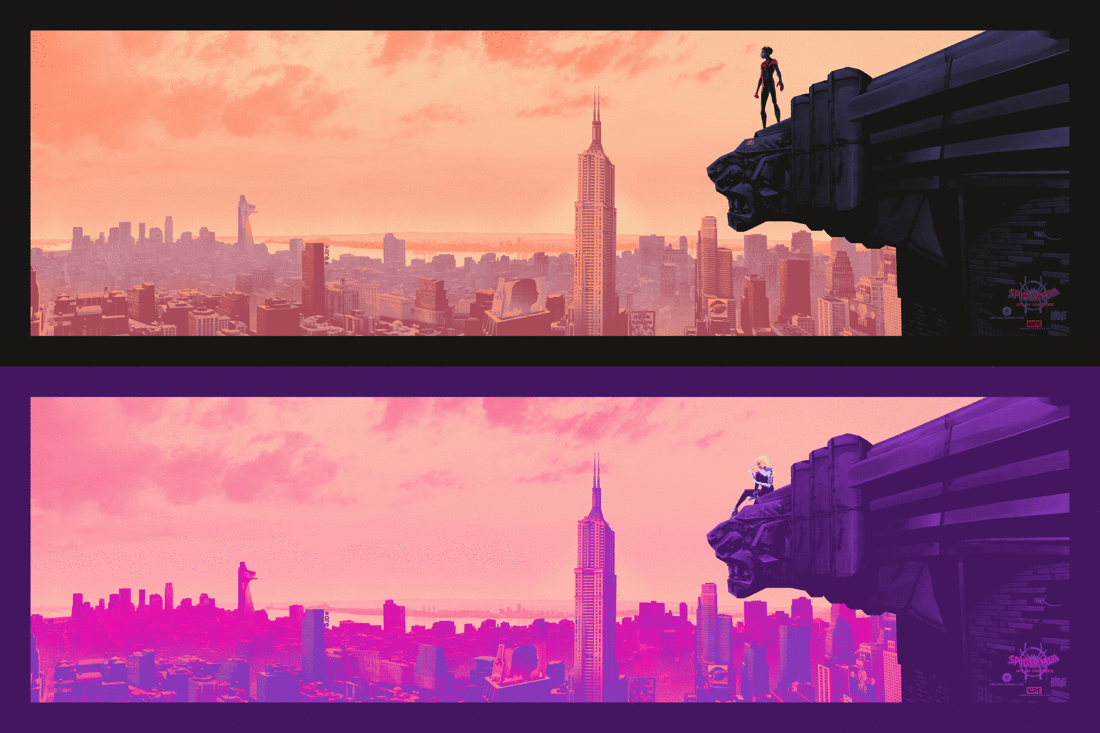 Mark Englert "Spider-man: Into The Spider-Verse" SET Timed Edition