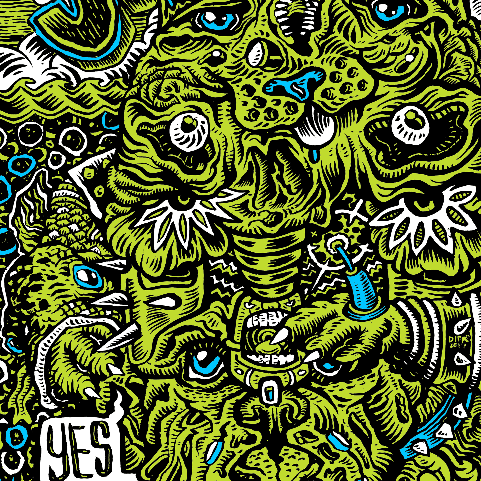 Nick Difabbio "HARPUA" Green/Black Variant