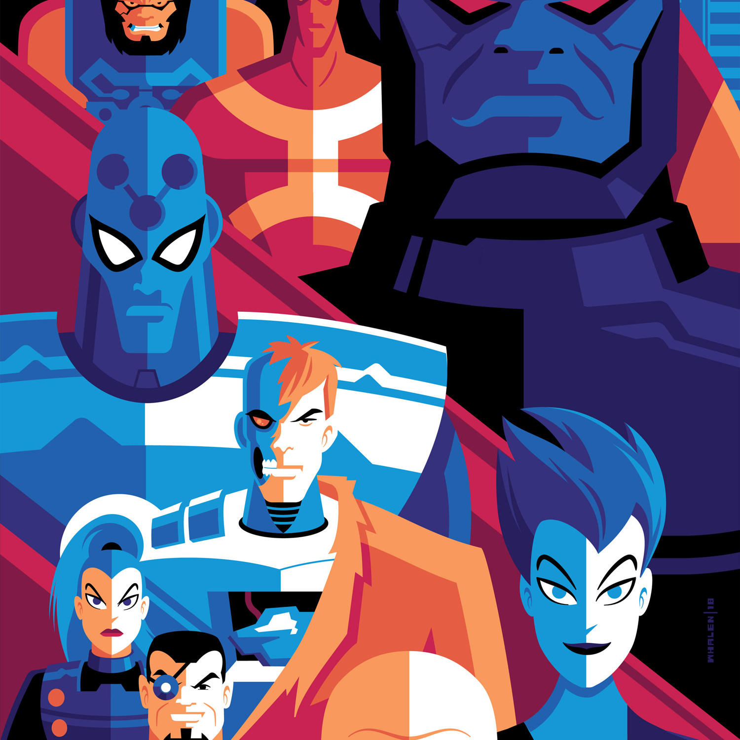 Tom Whalen "Superman: The Animated Series" Variant