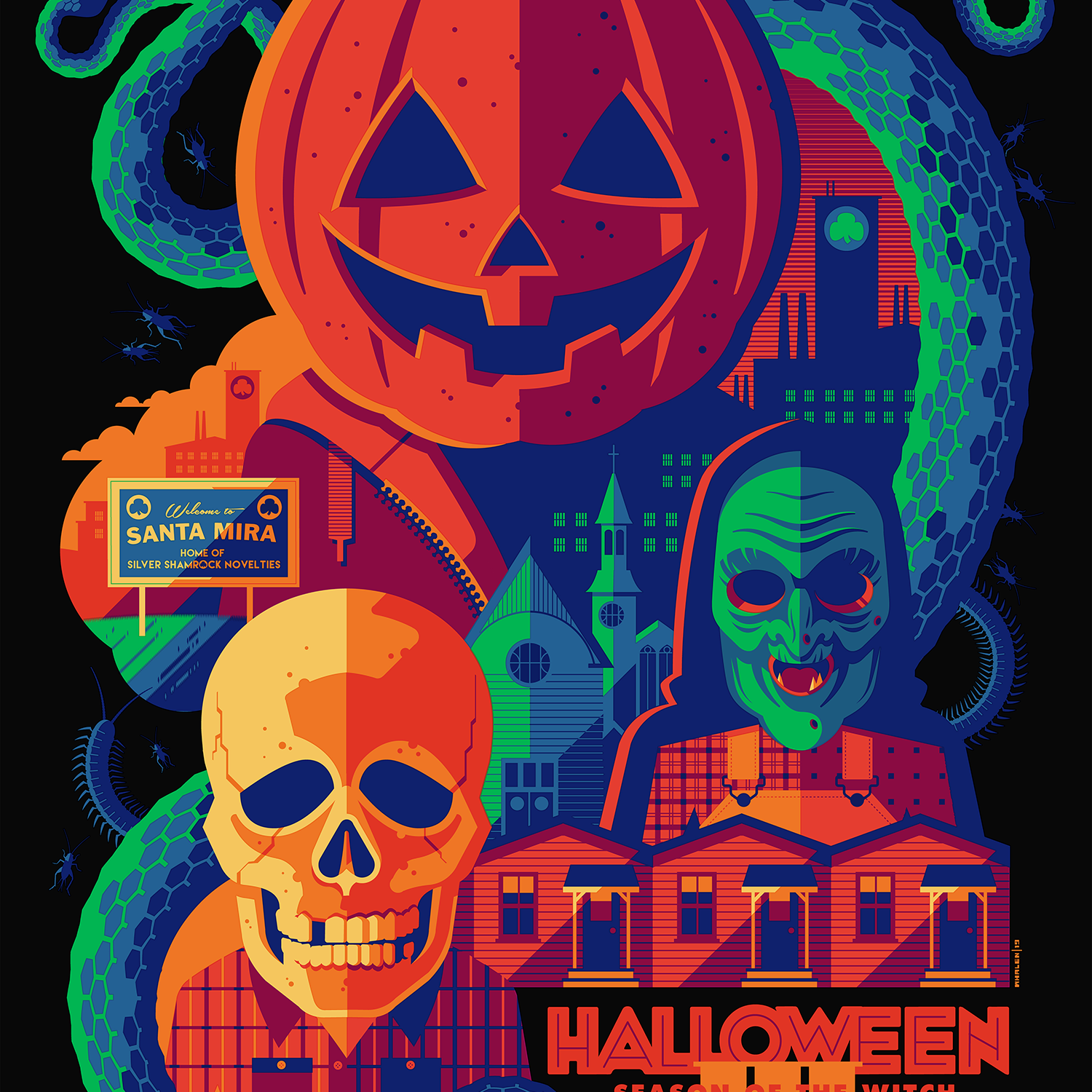 Tom Whalen "Halloween III: Season of the Witch" Variant