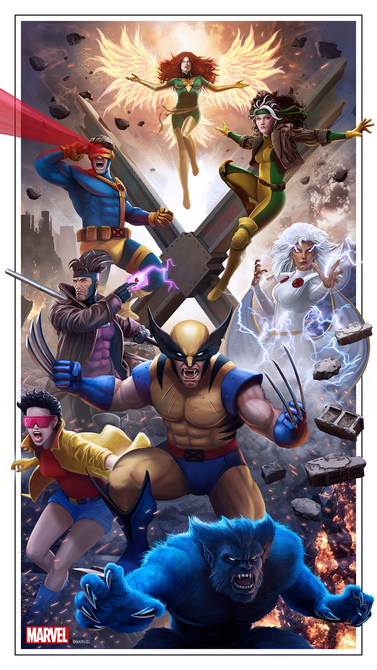 Pablo Olivera "X-Men: The Animated Series" Variant