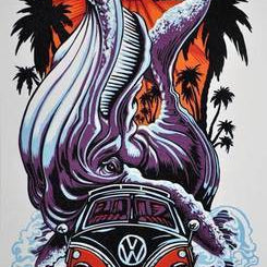 AJ Masthay "Long Beach - Purple Humpback"