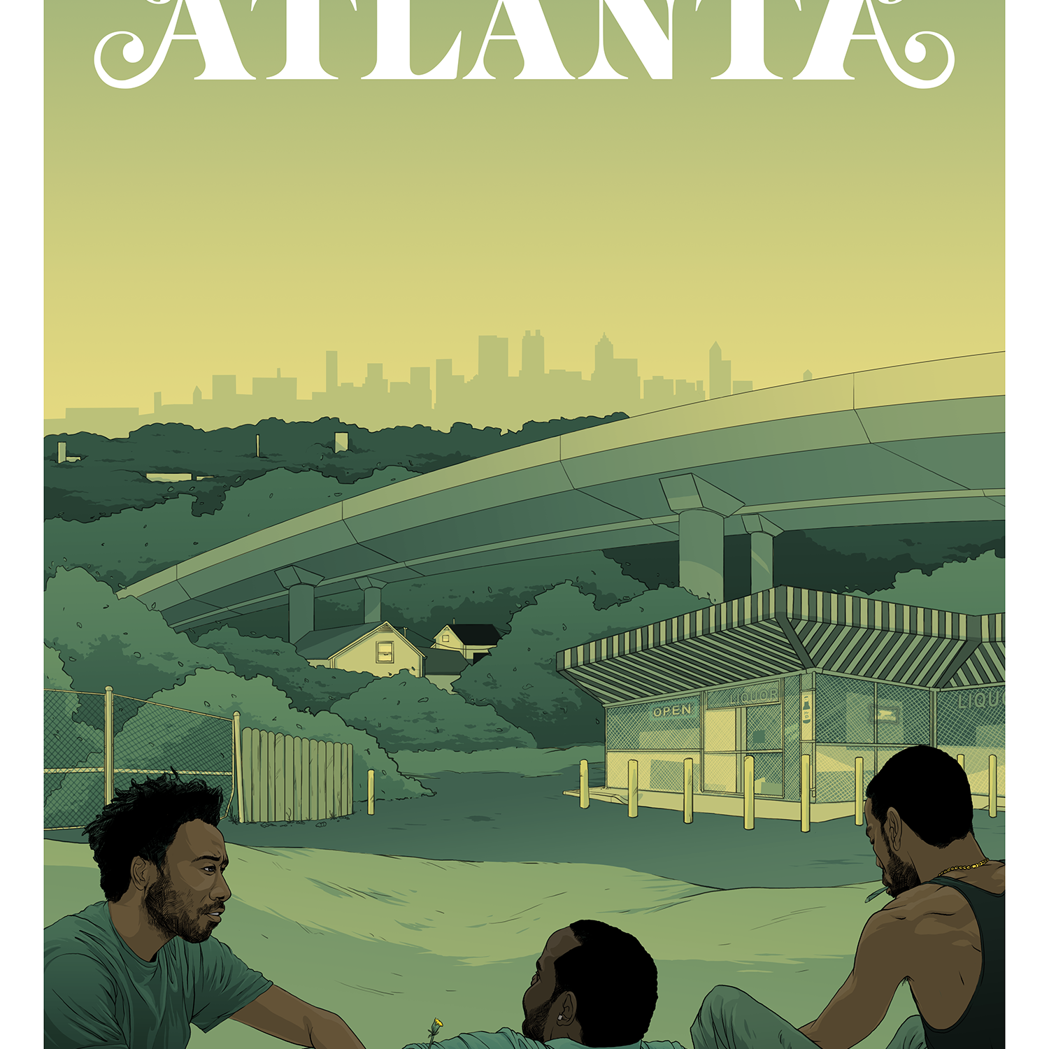 Ryan Burns "Atlanta" Charity Print