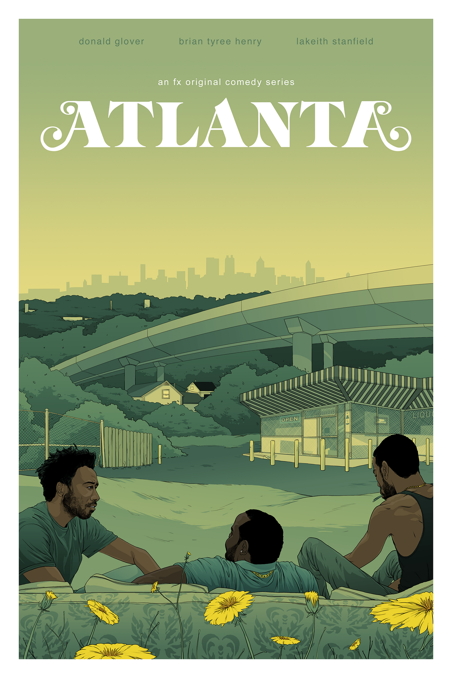 Ryan Burns "Atlanta" Charity Print